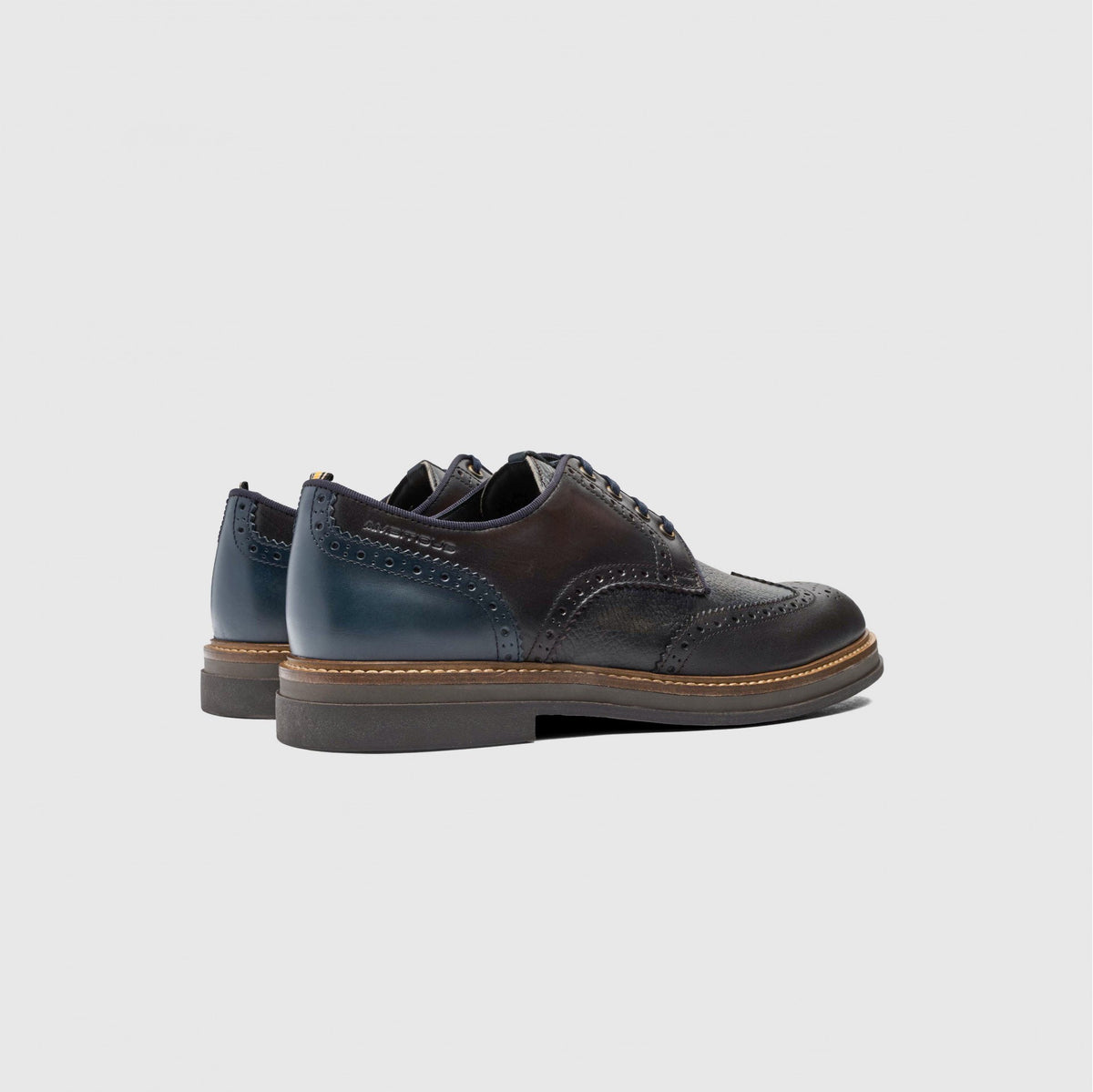 Ambitious 12391C-7627 BTR Washed Brogue Moro/Blu