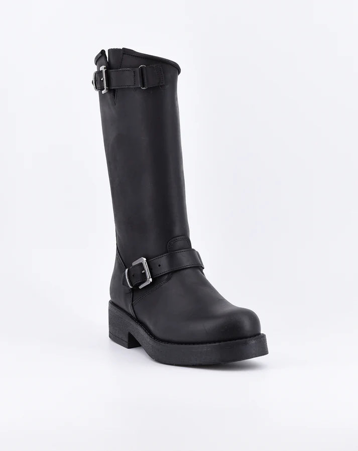Stelio Malori 2000 stivale biker in pelle