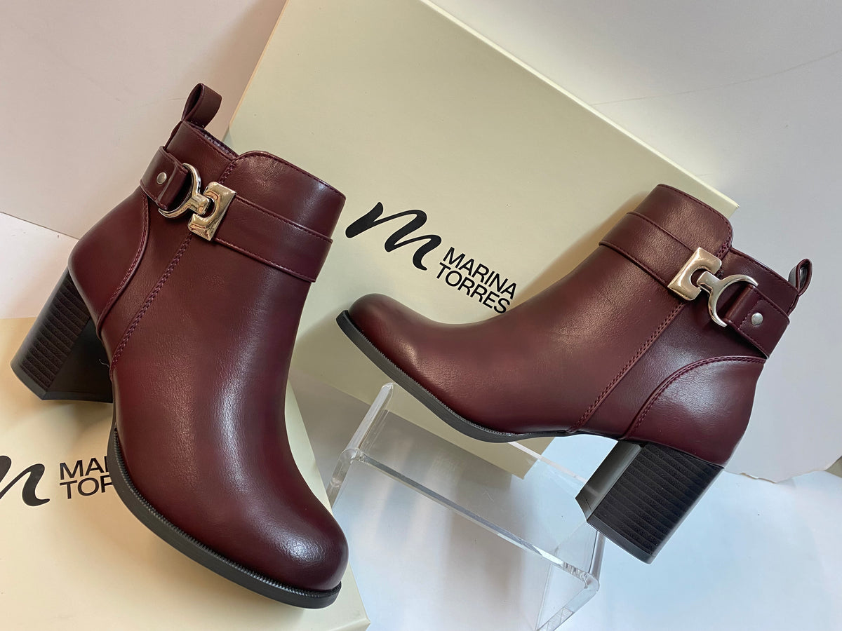 Marina Torres 9257-20 tronchetto elegante con fibbia