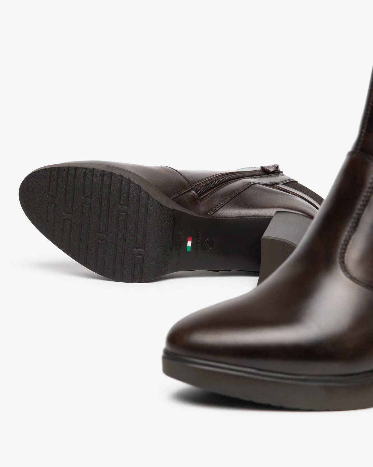 Nero Giardini I617261D Women’s Leather and Fabric Booties