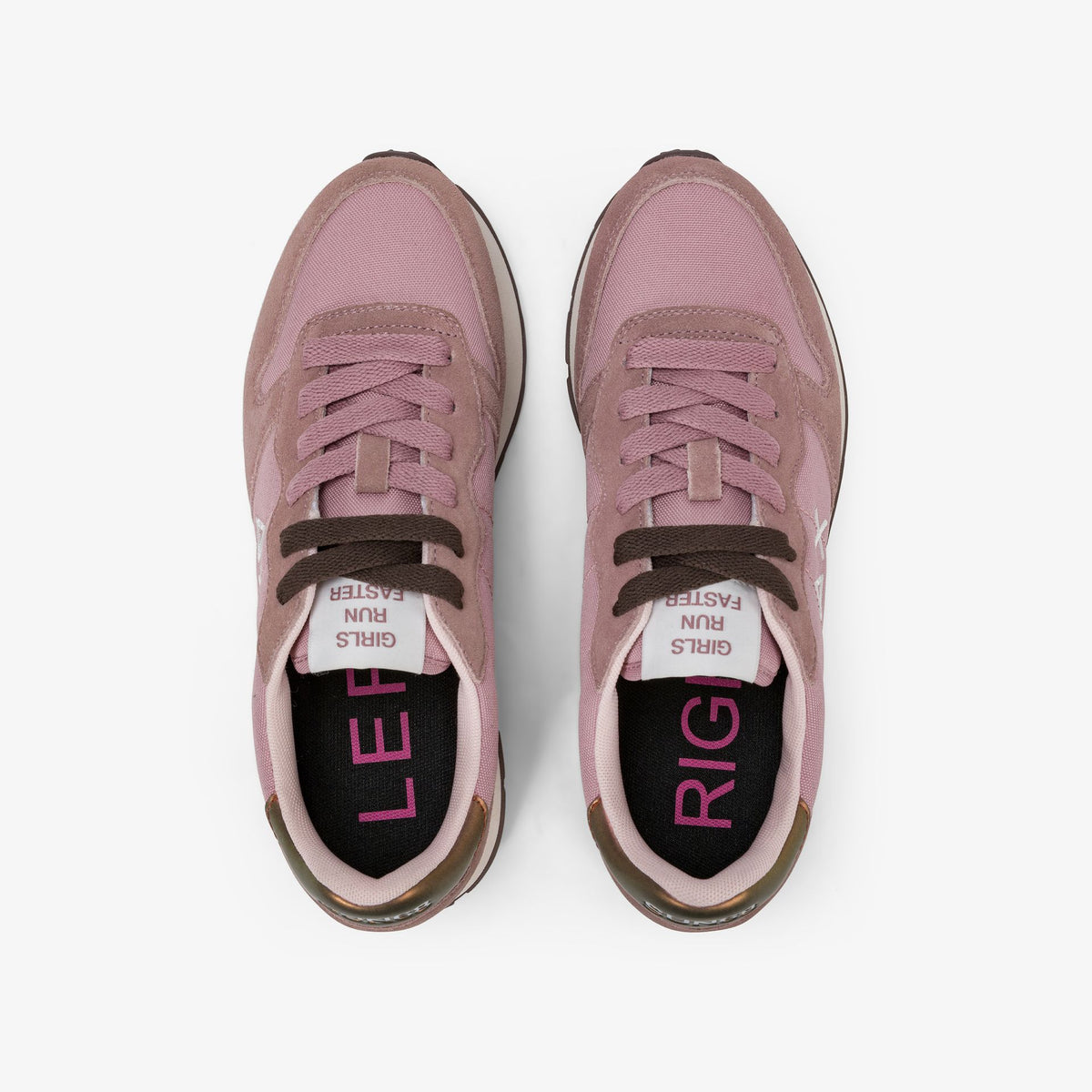 SUN68 Z46201 Sneaker Ally Solid in suede e nylon