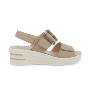 Melluso 019227 sandalo donna in nabuck scamosciato corda