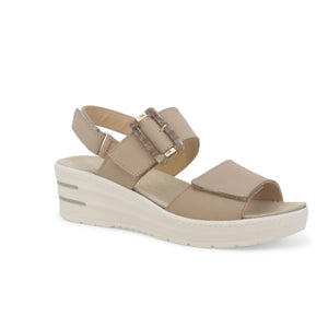 Melluso 019227 sandalo donna in nabuck scamosciato corda