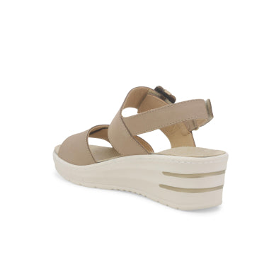 Melluso 019227 sandalo donna in nabuck scamosciato corda