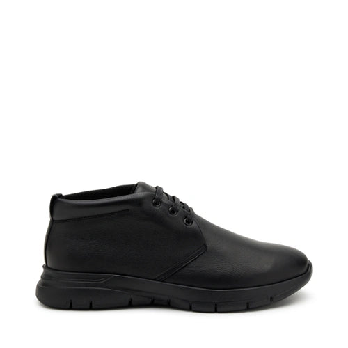 FRAU 09L2 DESERT BOOT IN PELLE CON SUOLA XL® NERO