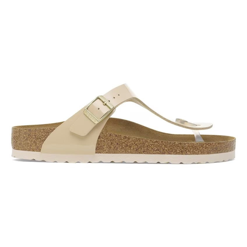 Birkenstock 1013075 Gizeh Birko-Flor Patent - Patent Sand