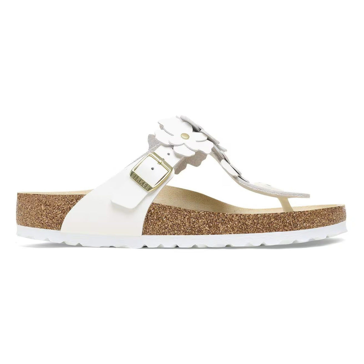Birkenstock 1026686 Gizeh Flower Embellishment  Pelle naturale