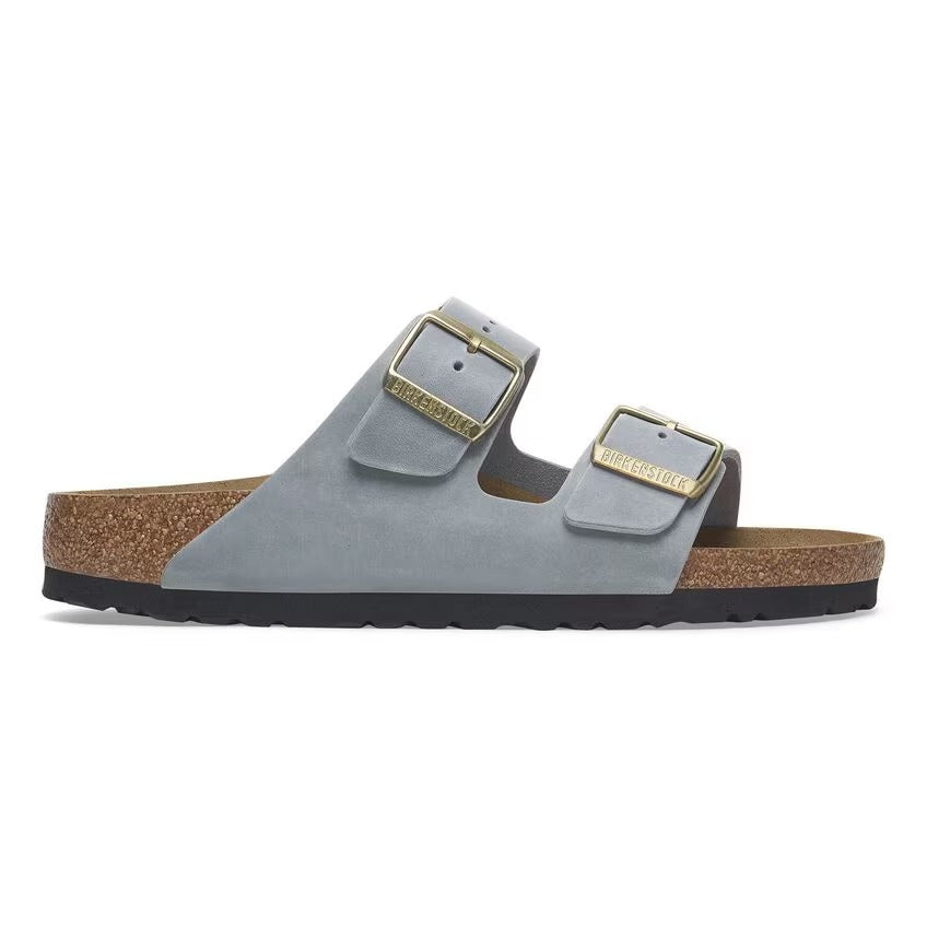 Birkenstock 1029253 Arizona Pelle oliata - Basalt Gray