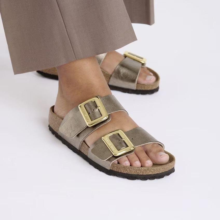 Birkenstock 1029372 Sydney Luxe Buckle Birko-Flor - Graceful Taupe