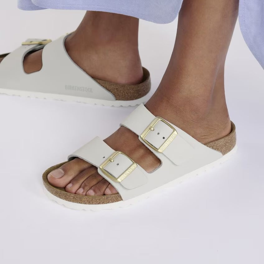 Birkenstock 1029475 Arizona Pelle Nubuck - Antique White