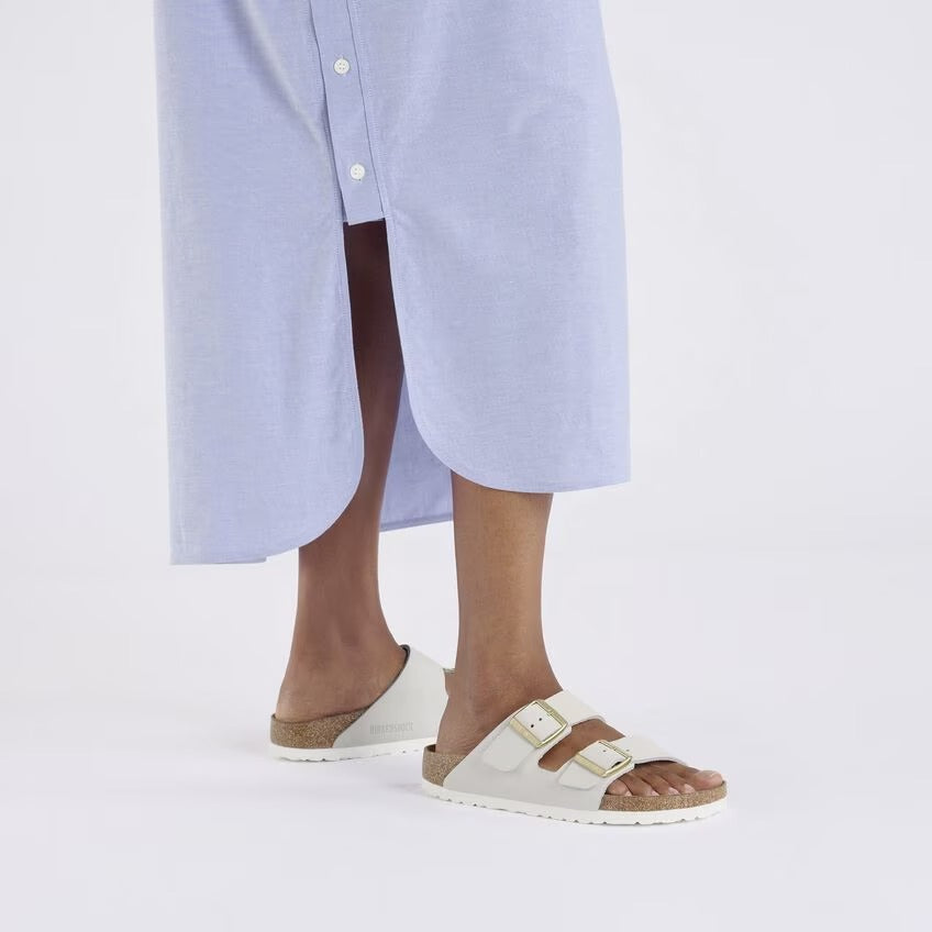 Birkenstock 1029475 Arizona Pelle Nubuck - Antique White