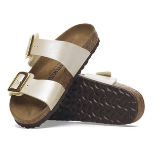 Birkenstock 1029492 Sydney Luxe Buckle Birko-Flor - Graceful Pearl White
