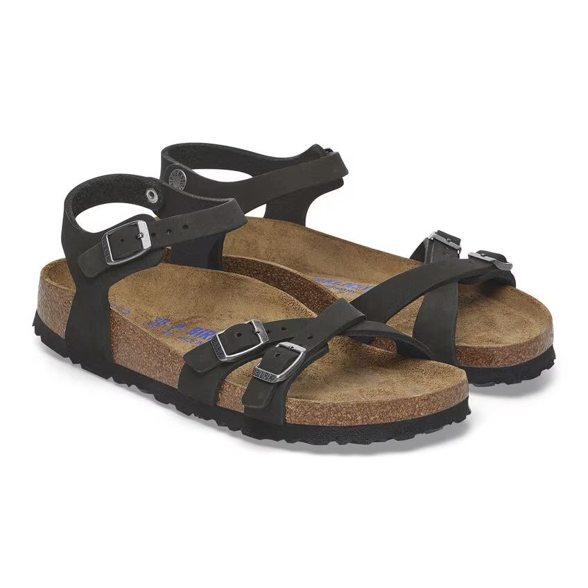 Birkenstock 1029526 Birkenstock / Ricerca / Kumba plantare morbido Pelle Nubuck Kumba plantare morbido Pelle Nubuck - Black