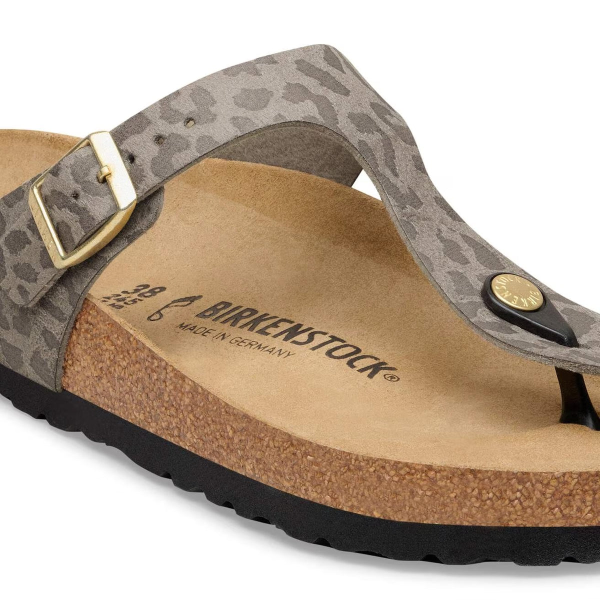 Birkenstock 1032026 Gizeh SYN Leo Grey Taupe