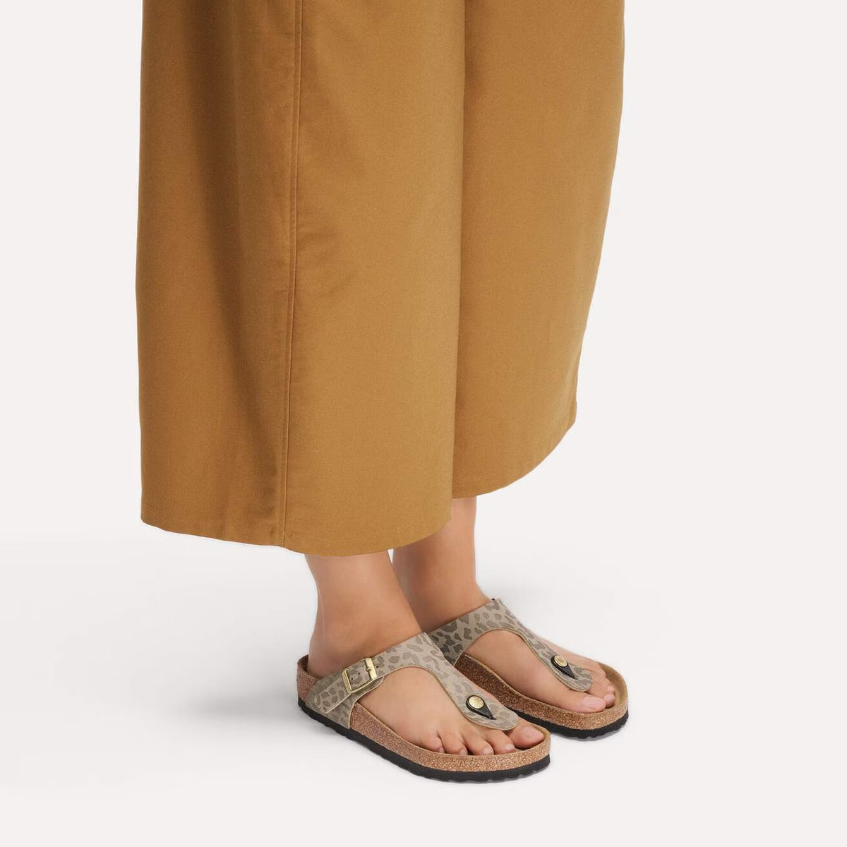 Birkenstock 1032026 Gizeh SYN Leo Grey Taupe
