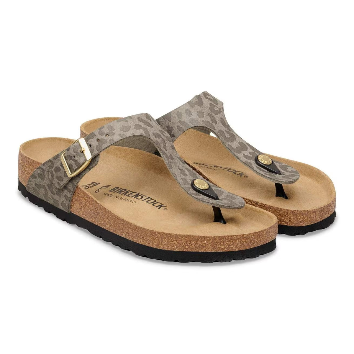 Birkenstock 1032026 Gizeh SYN Leo Grey Taupe