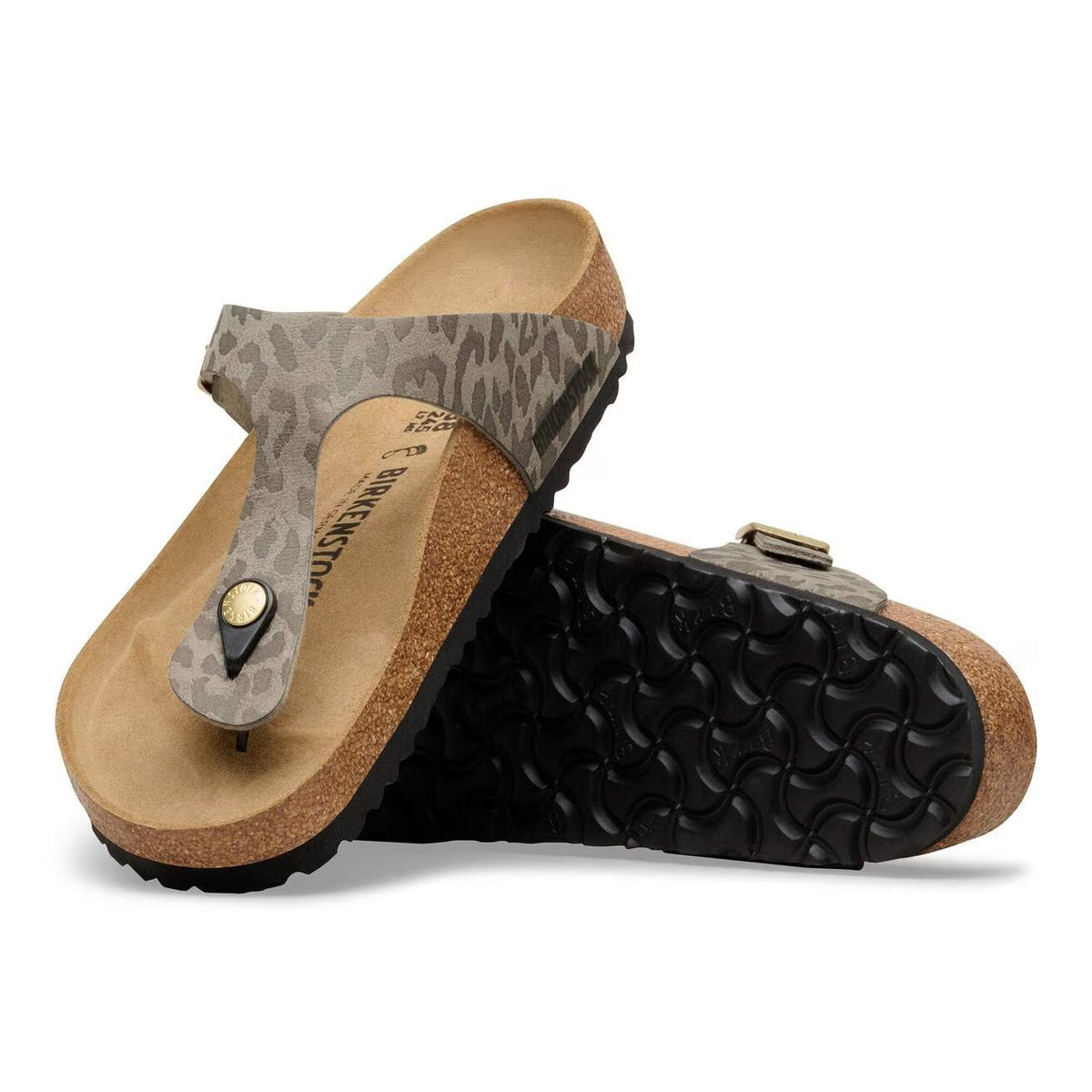 Birkenstock 1032026 Gizeh SYN Leo Grey Taupe
