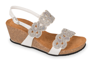 Valleverde 60031 sandalo gioiello donna fussbett silver