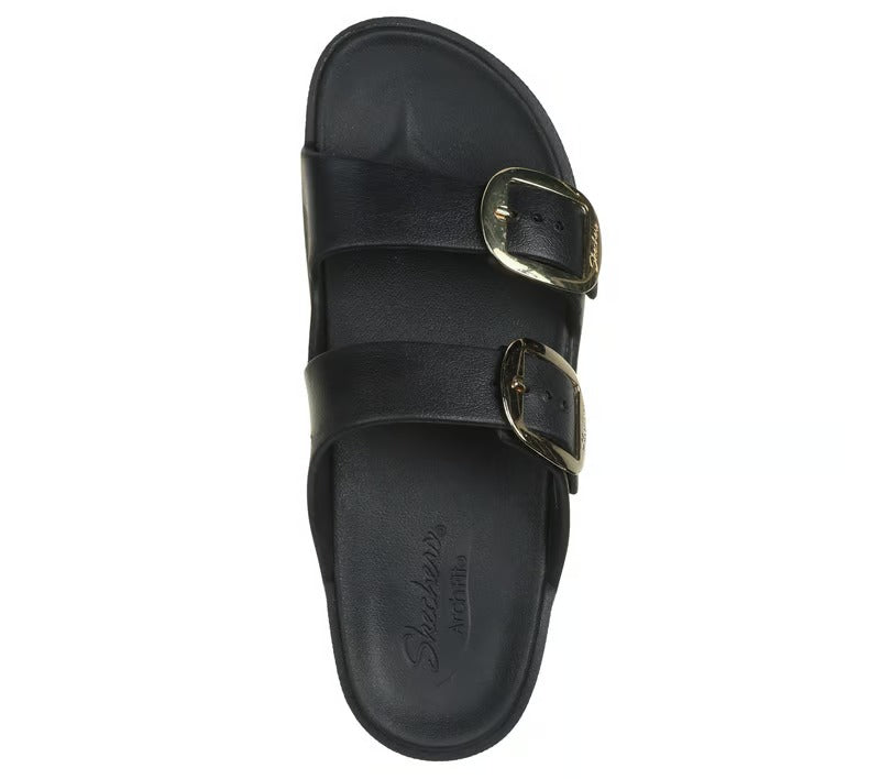 Skechers 111592 ciabatta donna Foamies: Arch Fit Cali Breeze - Gold Star black