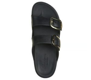 Skechers 111592 ciabatta donna Foamies: Arch Fit Cali Breeze - Gold Star black