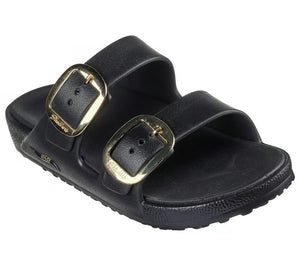 Skechers 111592 ciabatta donna Foamies: Arch Fit Cali Breeze - Gold Star black