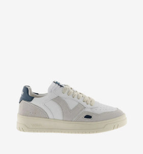 VICTORIA 1257104 SEUL RETRO' SNEAKERS UOMO EFFETTO PELE E CROSTA MARINO