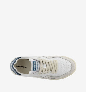 VICTORIA 1257104 SEUL RETRO' SNEAKERS UOMO EFFETTO PELE E CROSTA MARINO