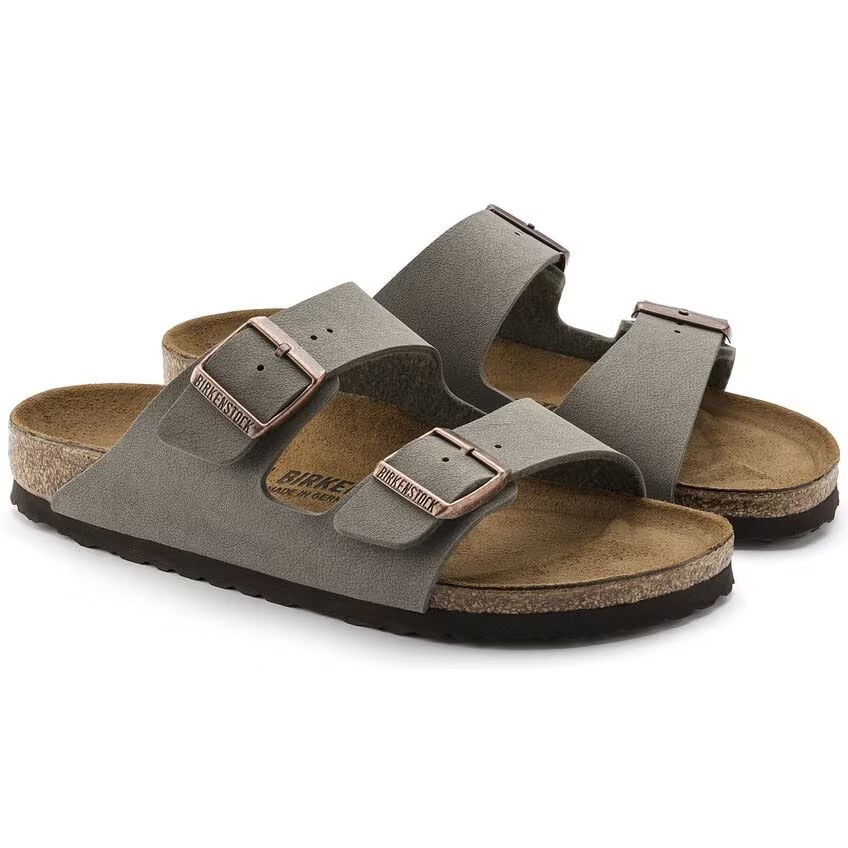 Birkenstock 151213 Arizona Birko-Flor Nubuck - Stone