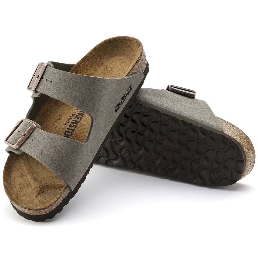 Birkenstock 151213 Arizona Birko-Flor Nubuck - Stone