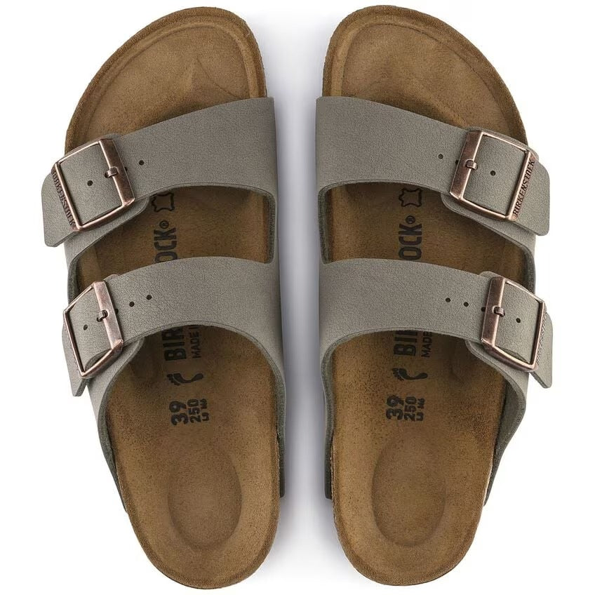 Birkenstock 151213 Arizona Birko-Flor Nubuck - Stone
