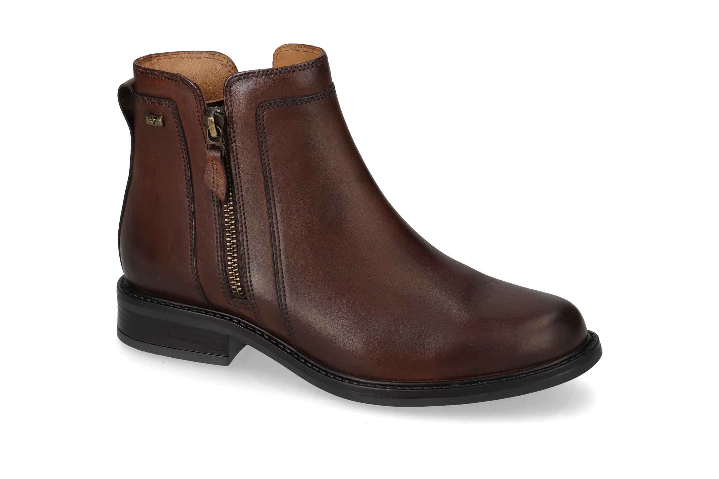 Valleverde 17103 Tronchetto donna con tomaio e sottopiede in pelle.