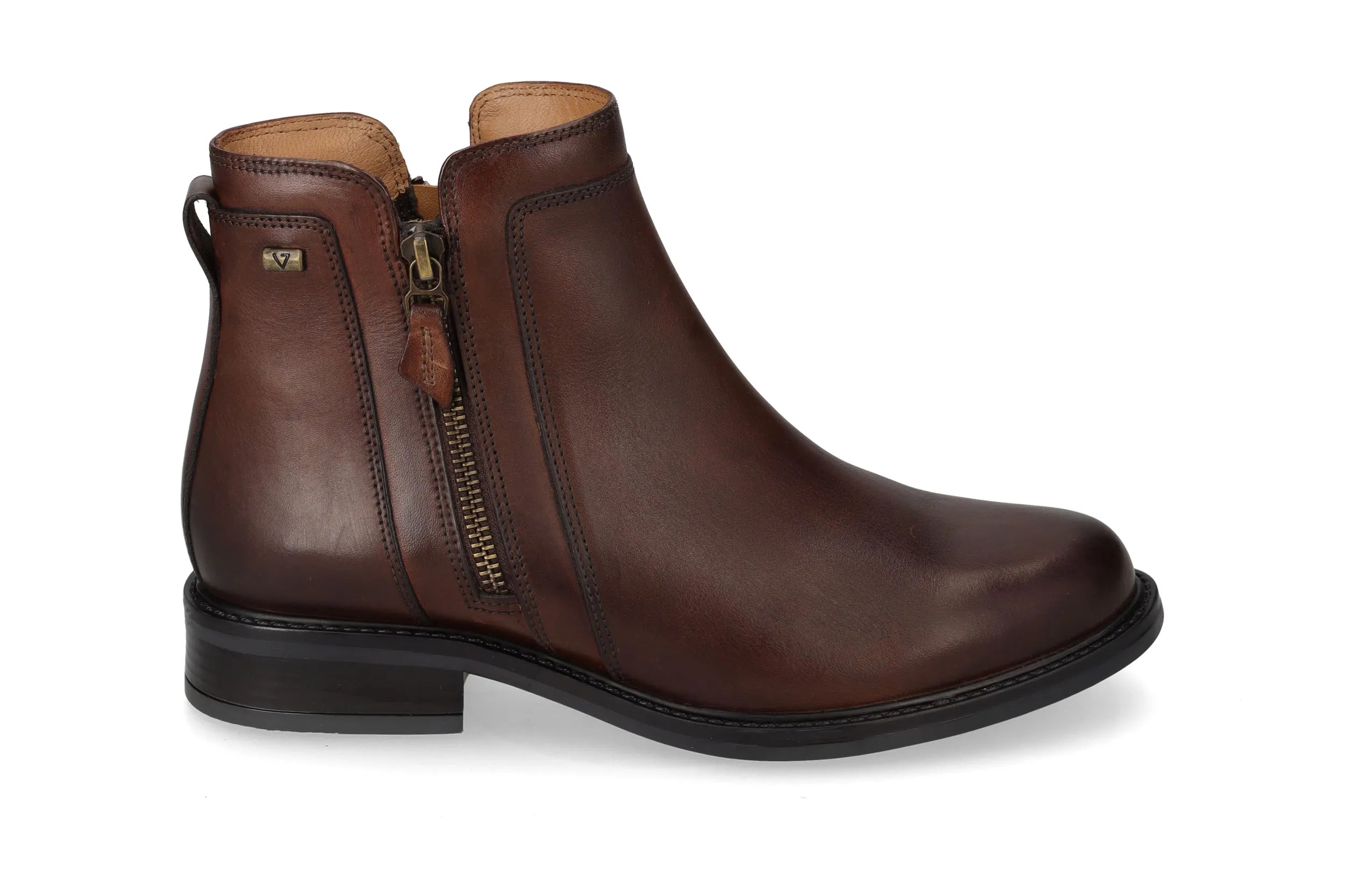 Valleverde 17103 Tronchetto donna con tomaio e sottopiede in pelle.