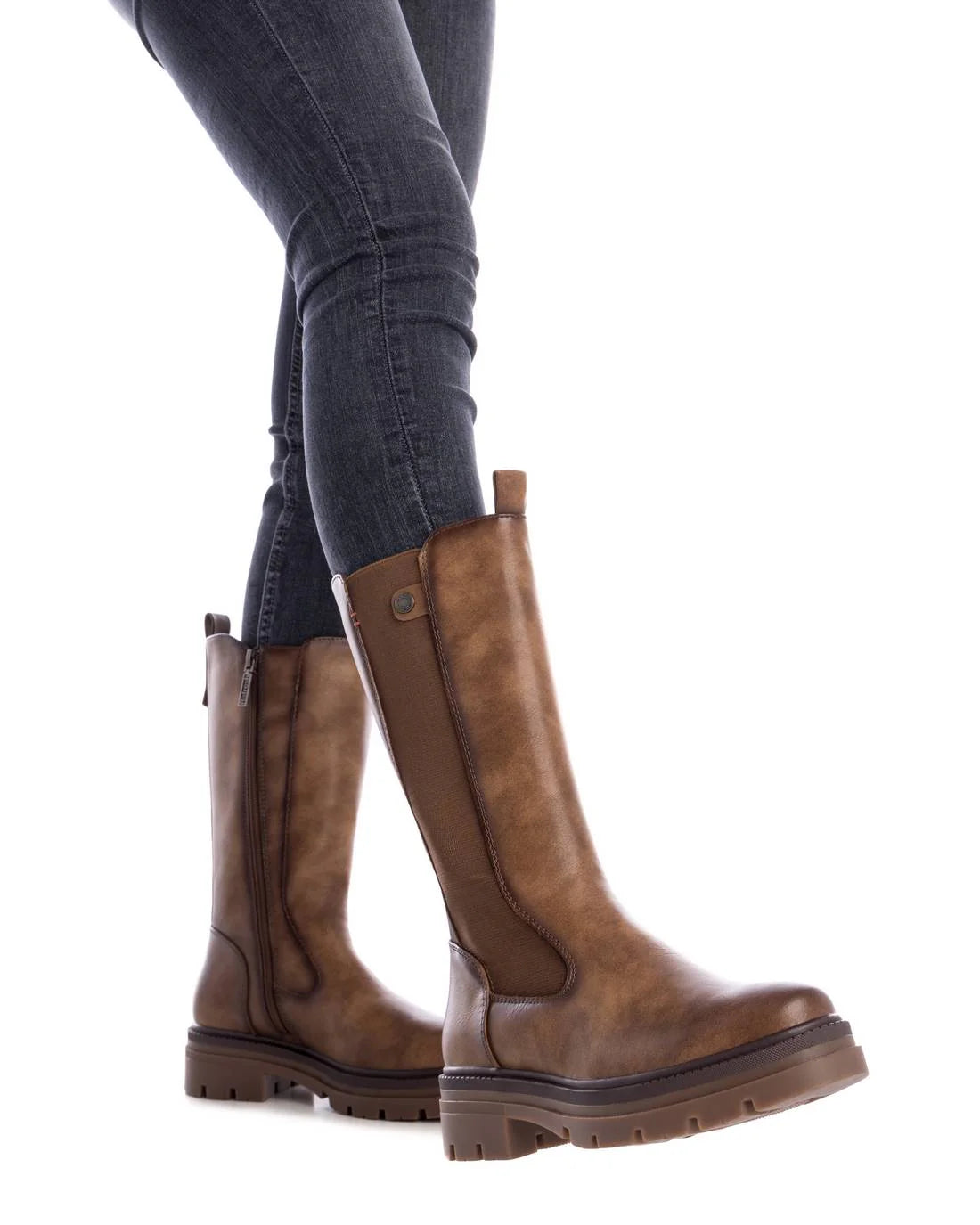 Refresh 171981 stivale donna con elastico taupe