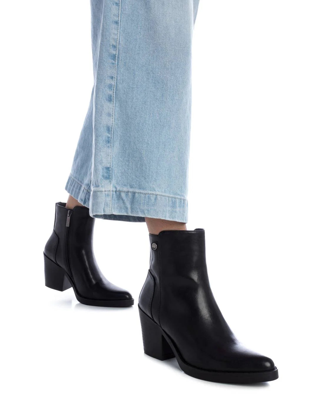 Refresh 17203201 stivaletto texano da donna nero