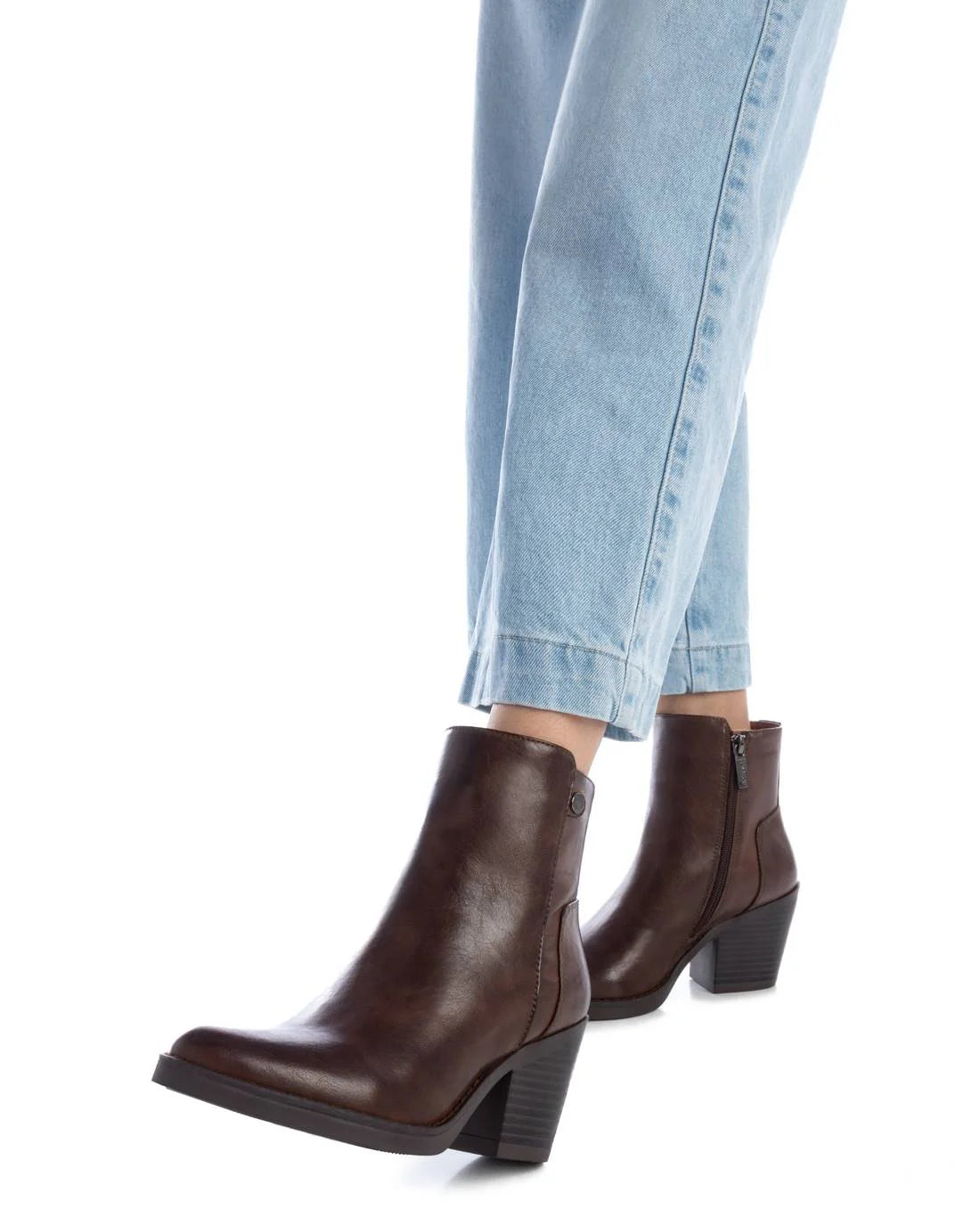 Refresh 17203202 stivaletto texano da donna camel