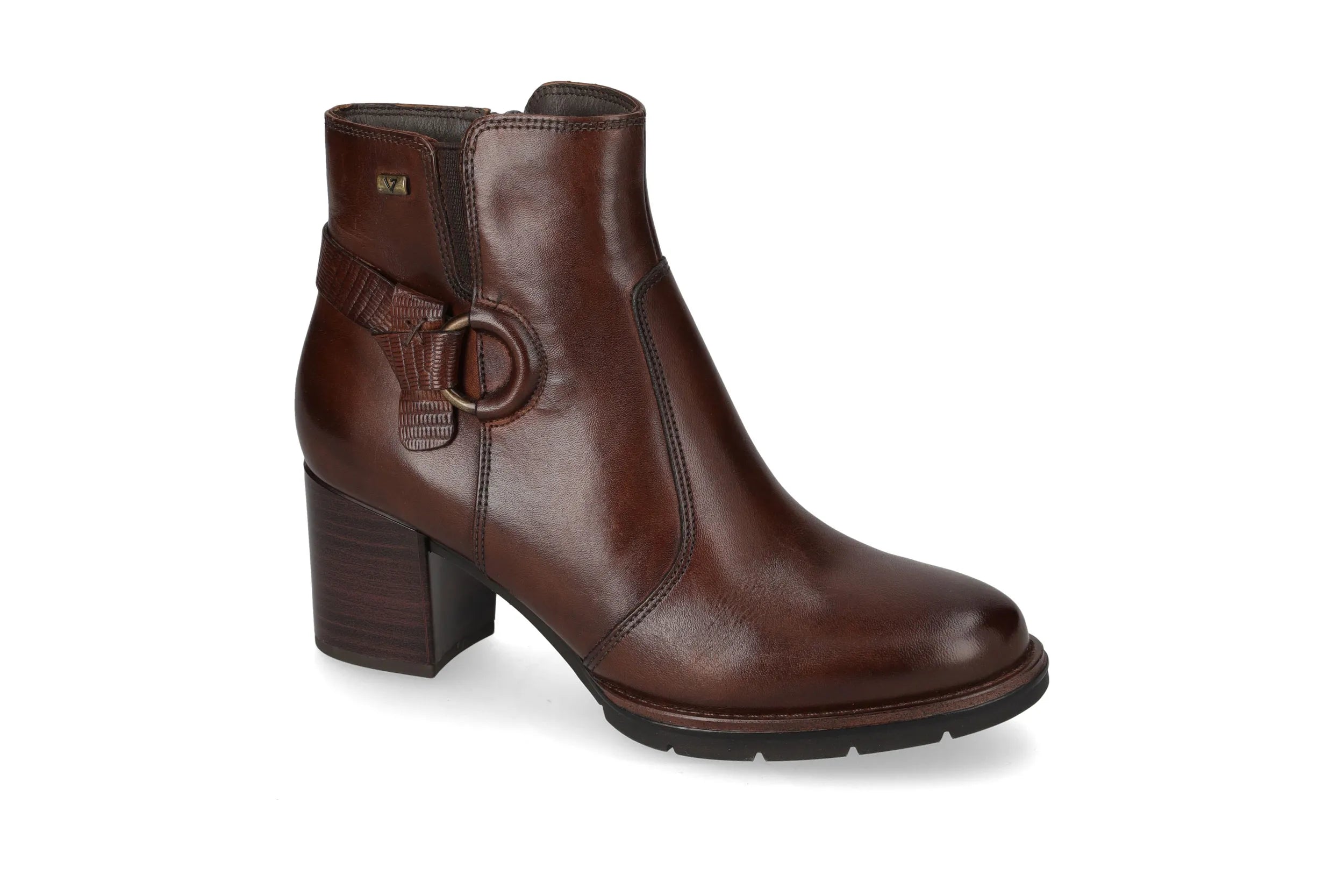 Valleverde 17203 Tronchetto con tomaio e sottopiede in pelle. Accessorio decorativo