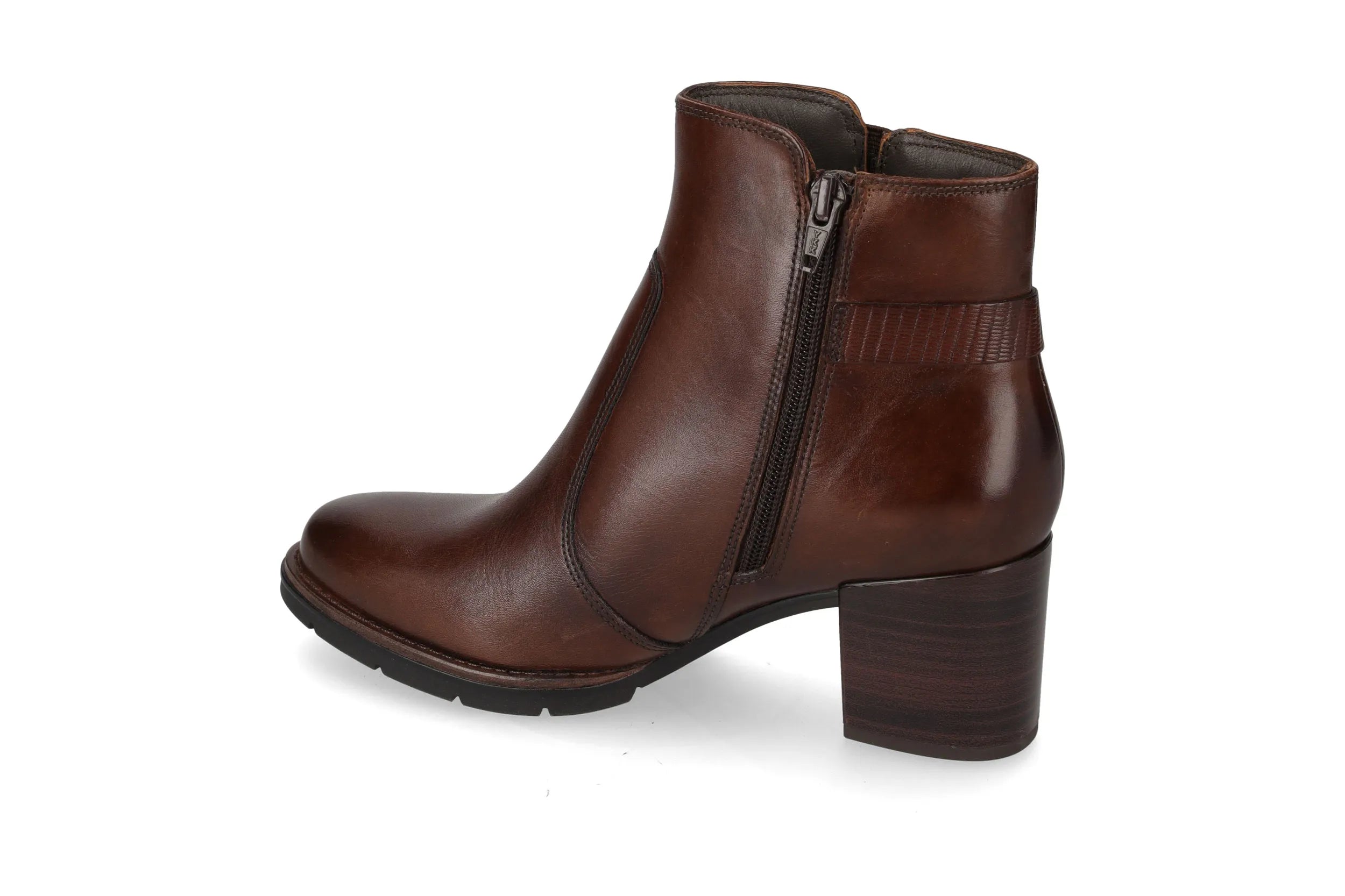 Valleverde 17203 Tronchetto con tomaio e sottopiede in pelle. Accessorio decorativo