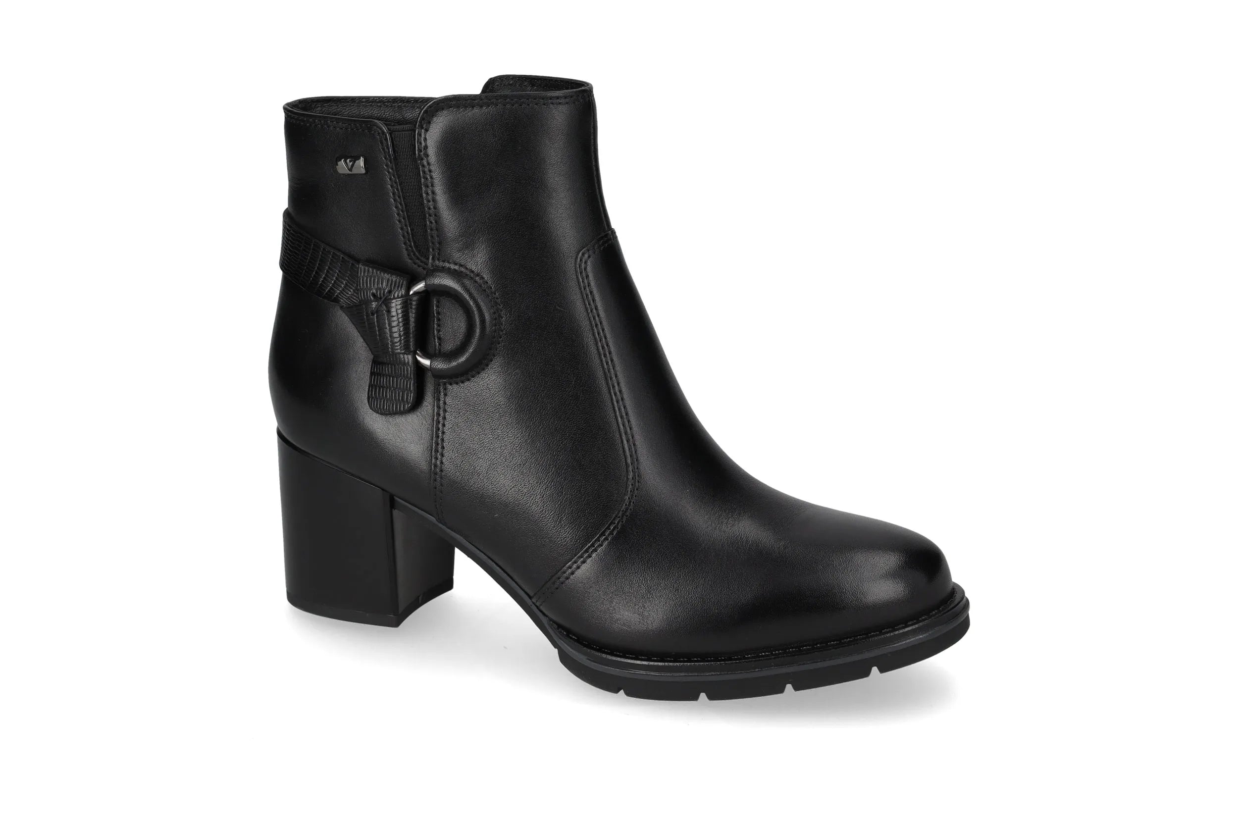 Valleverde 17203 Tronchetto con tomaio e sottopiede in pelle. Accessorio decorativo