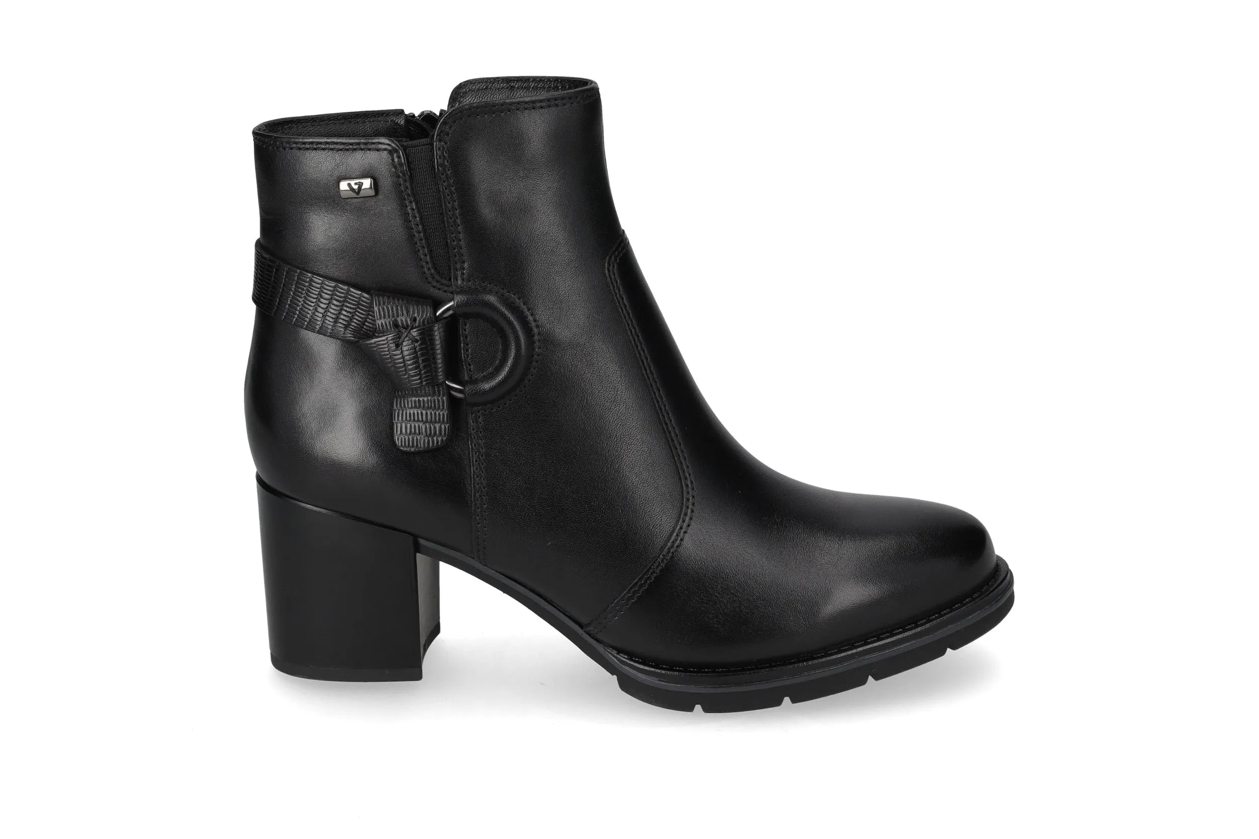 Valleverde 17203 Tronchetto con tomaio e sottopiede in pelle. Accessorio decorativo