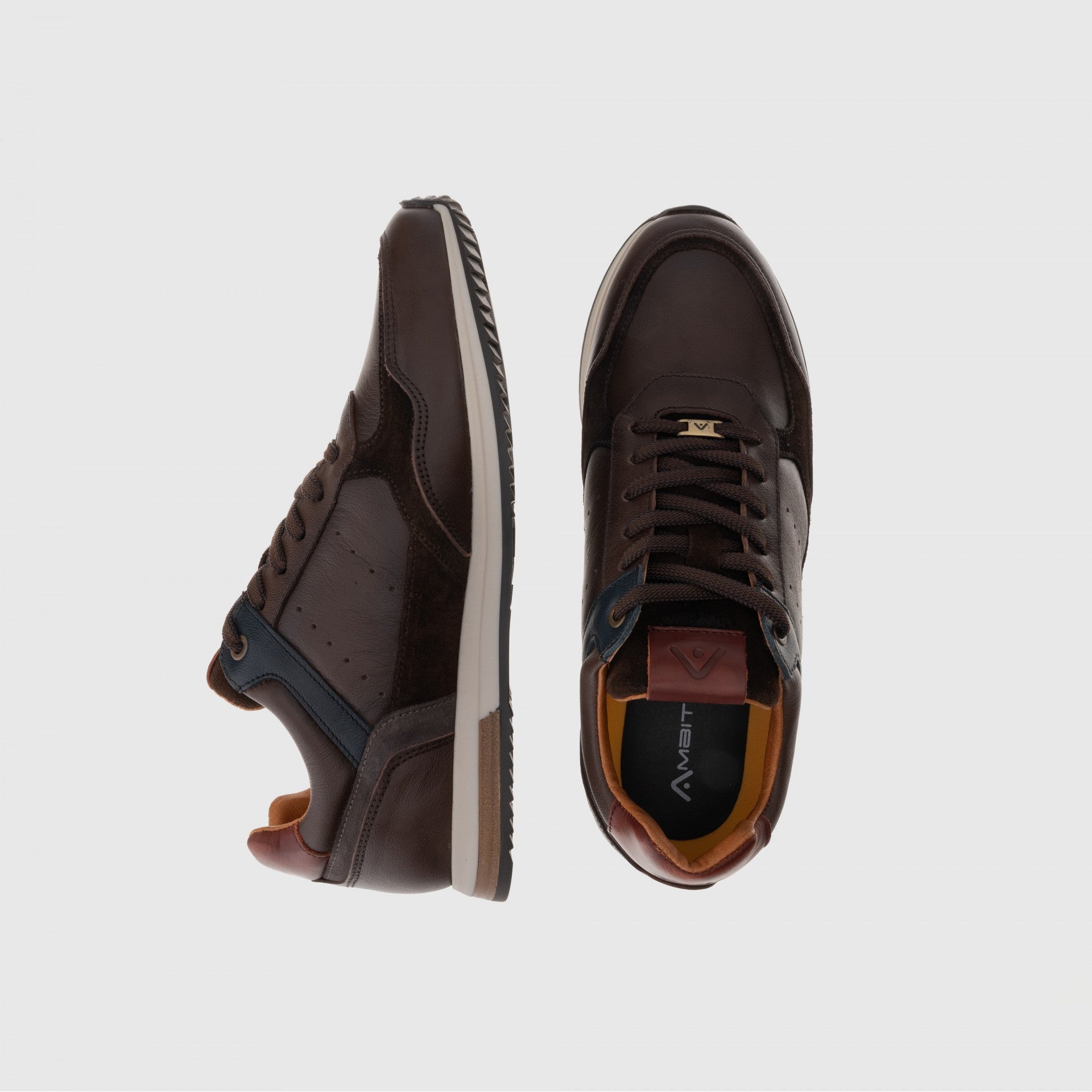 Ambitious 13052 sneakers uomo Slow Classic brown