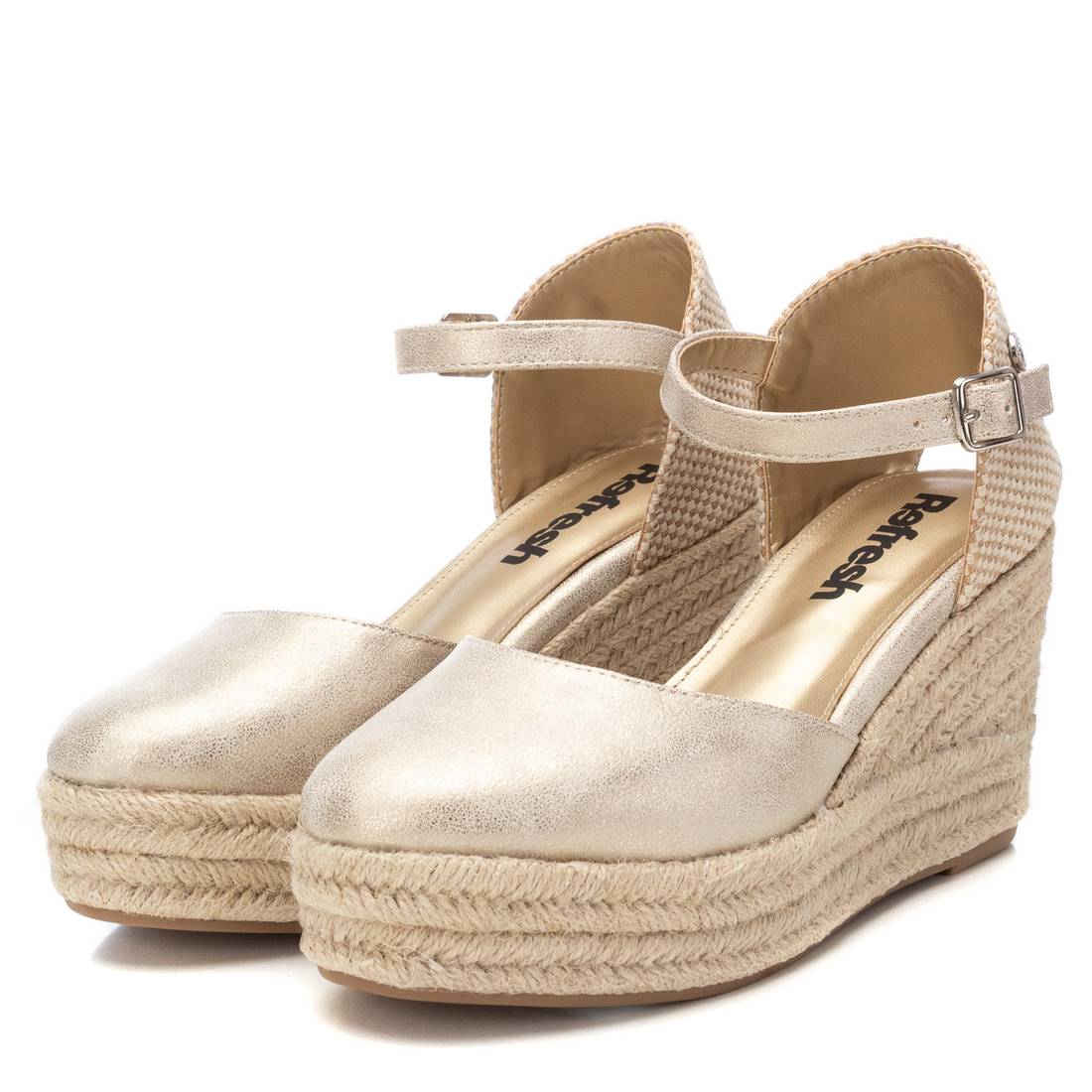 Refresh 17278203 espadrillas donna oro