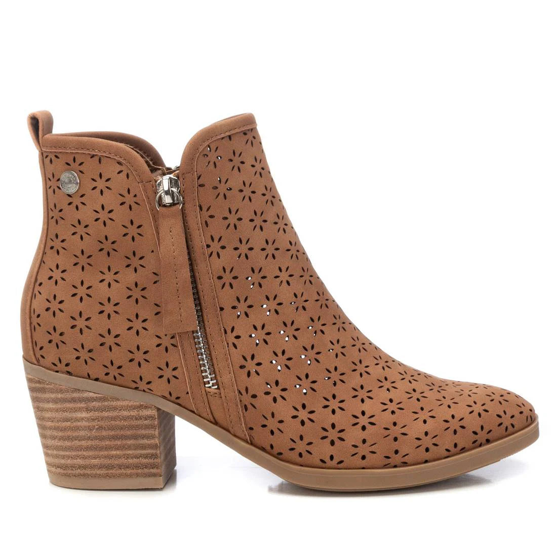 Refresh 17278402 stivaletti donna in micro camel
