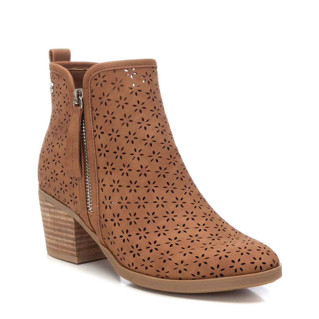 Refresh 17278402 stivaletti donna in micro camel