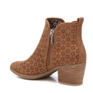 Refresh 17278402 stivaletti donna in micro camel