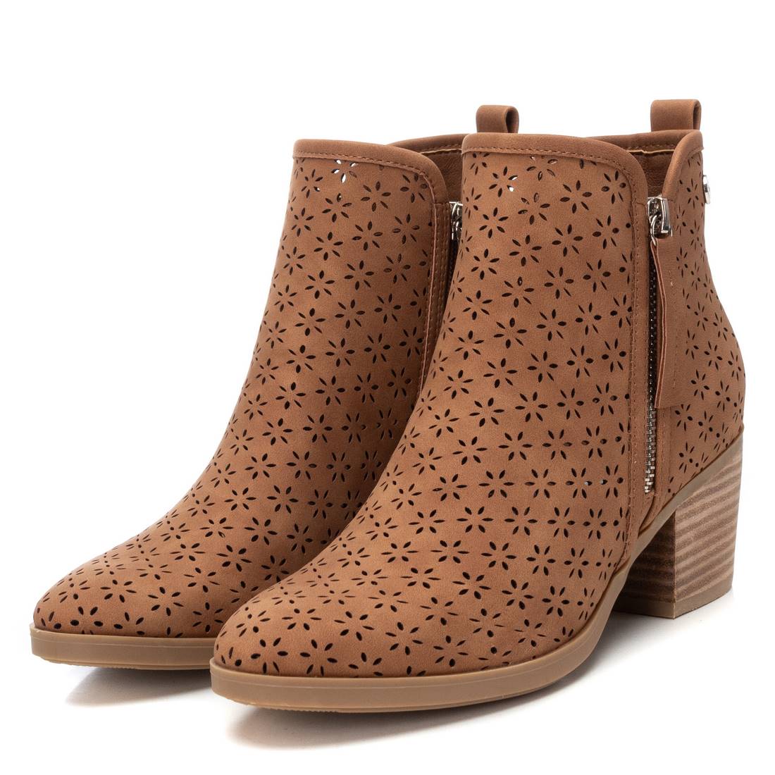 Refresh 17278402 stivaletti donna in micro camel