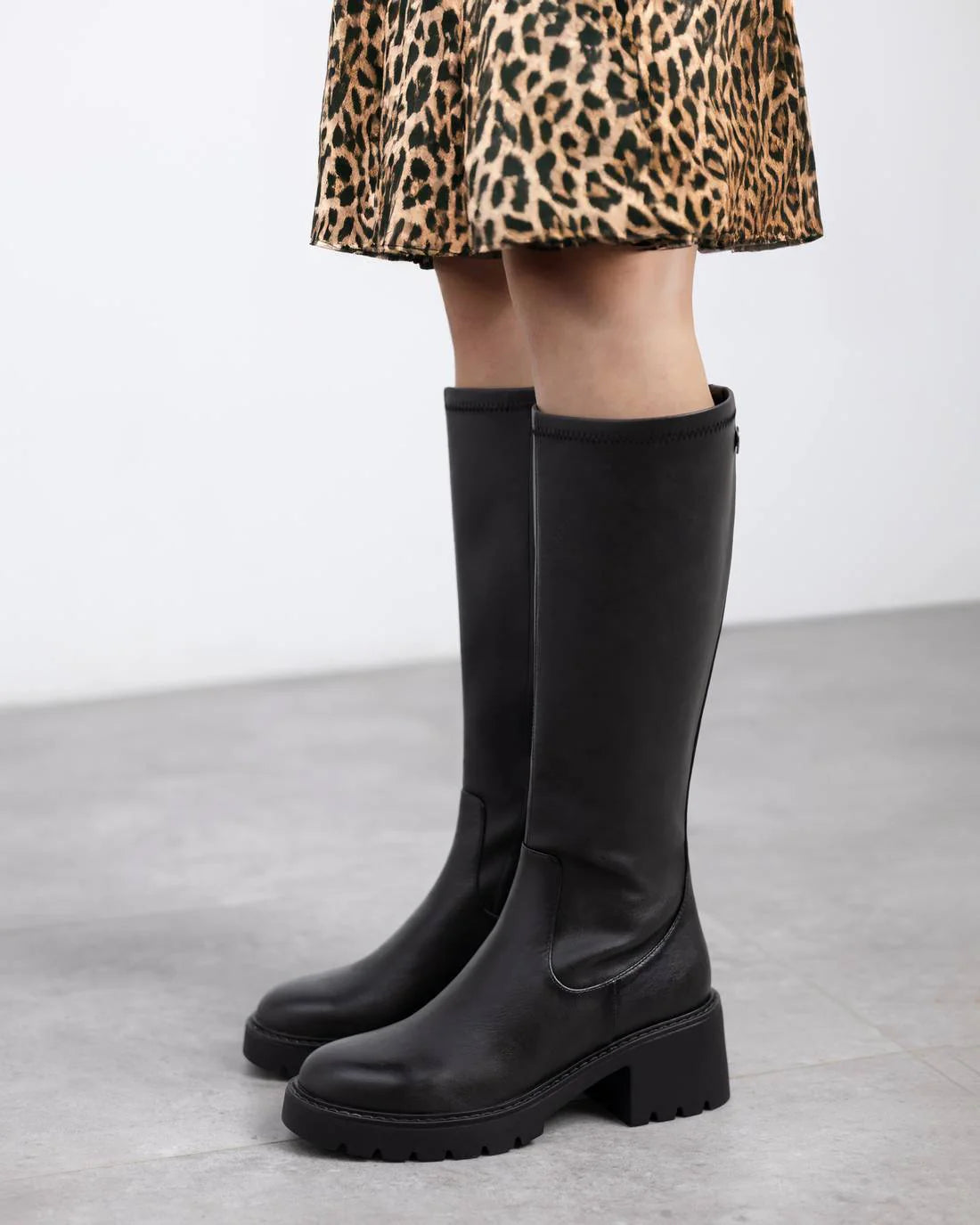 Refresh 17297101 Stivale con tacco da donna nero