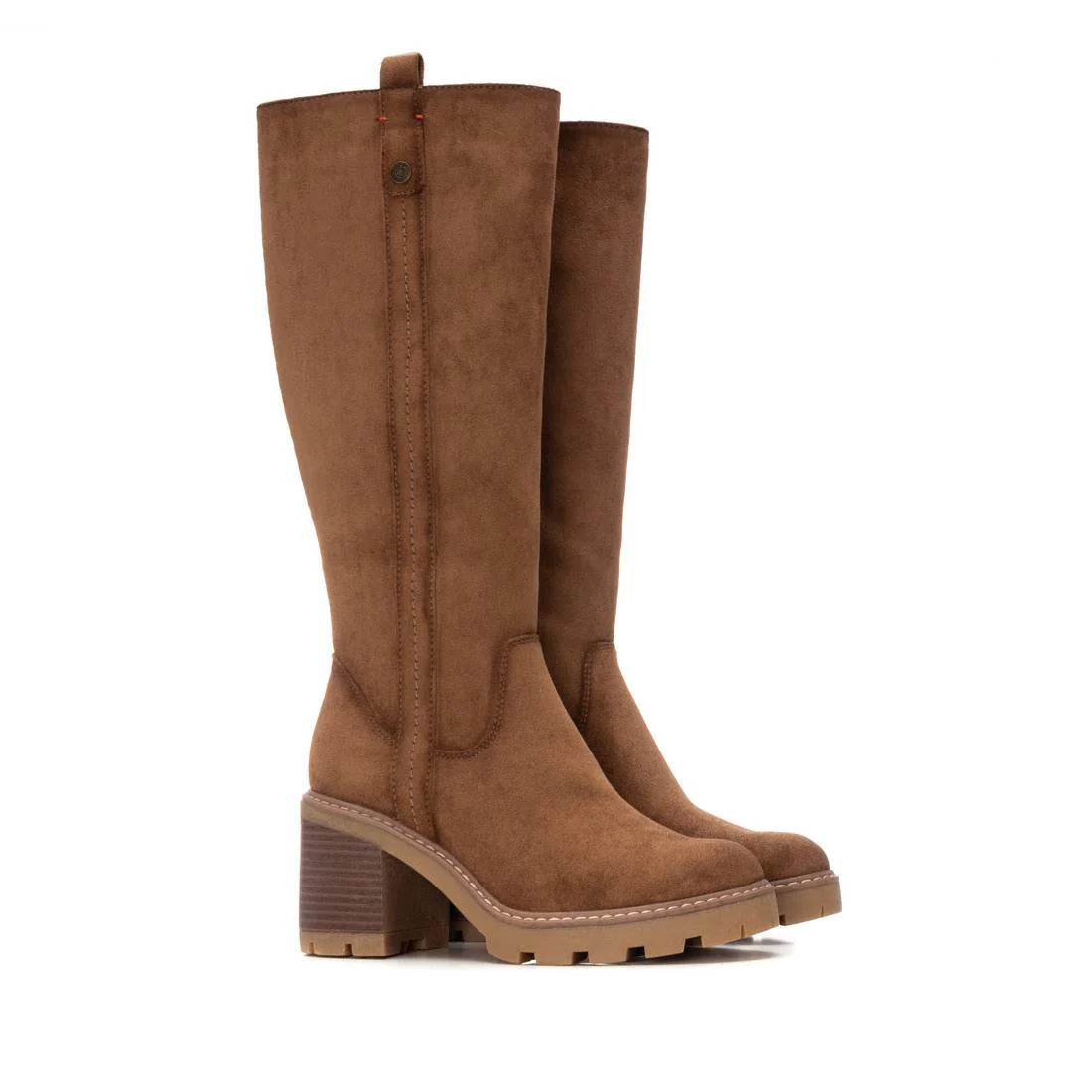 Refresh 17303301 Stivale con tacco da donna taupe