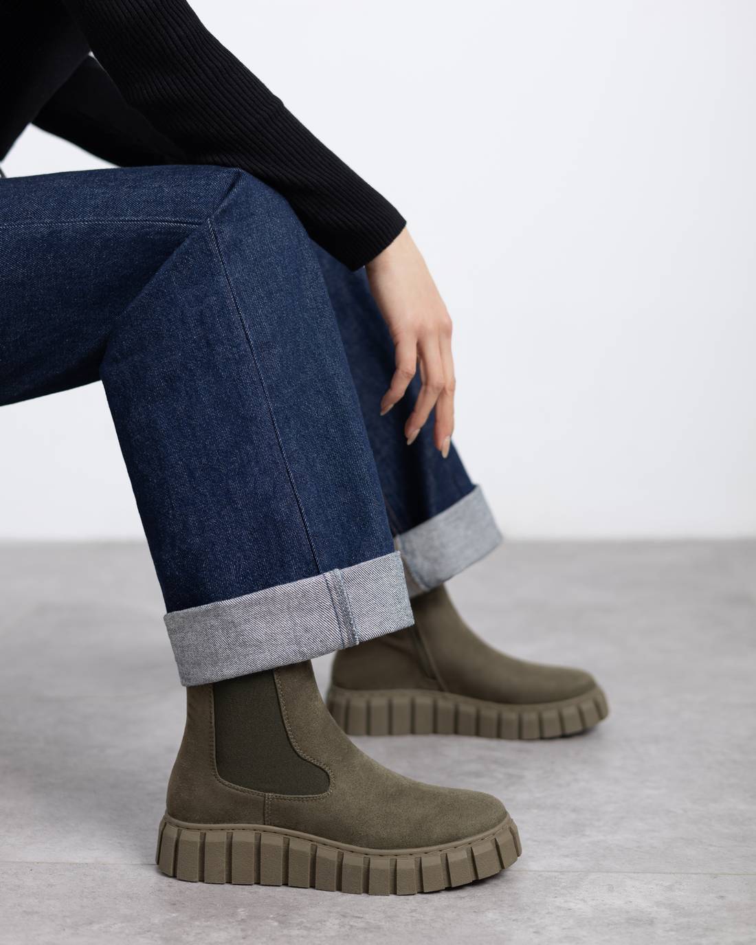 Refresh 17308804 Stivaletto basso da donna kaki