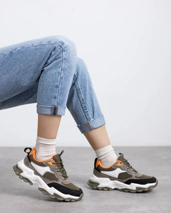 Refresh 17310402 Sneaker bassa da donna kaki