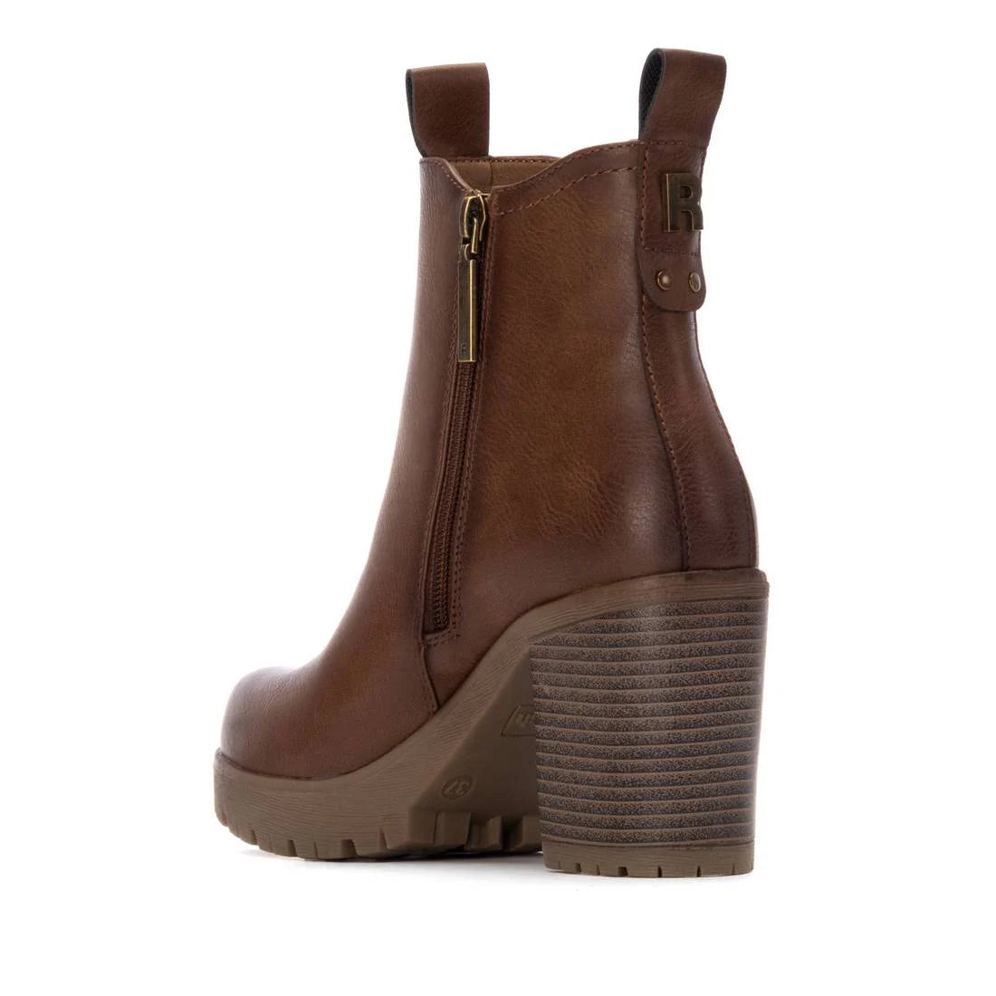 Refresh 17320002 Stivaletto con tacco da donna camel